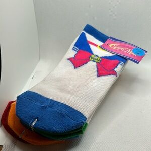 Sailor Moon Low Cut Socks Set of 5 Pairs new